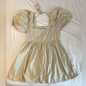 100% Cotton Structured Babydoll Dress